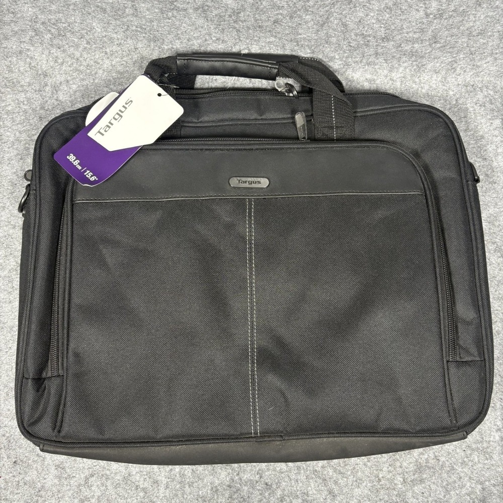 Targus Classic Laptop Briefcase 15.6" Black Padded Professional Bag